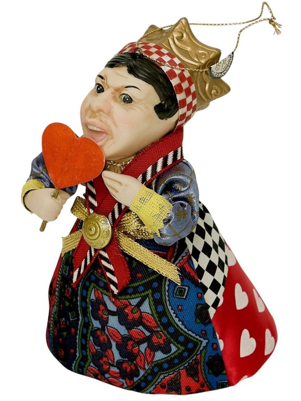 Smithsonian Ornament Queen of Hearts Disney Alice In Wonderland Collectible